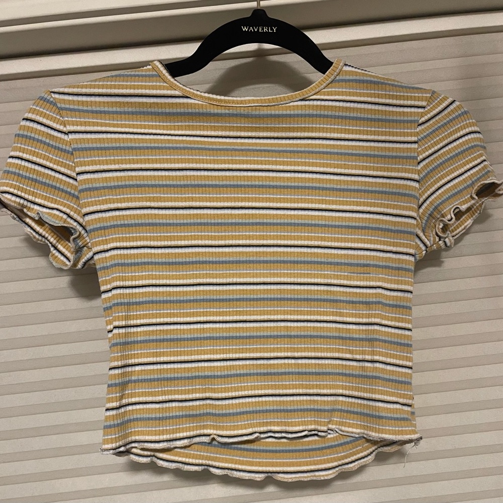 Sky and sparrow cropped shirt